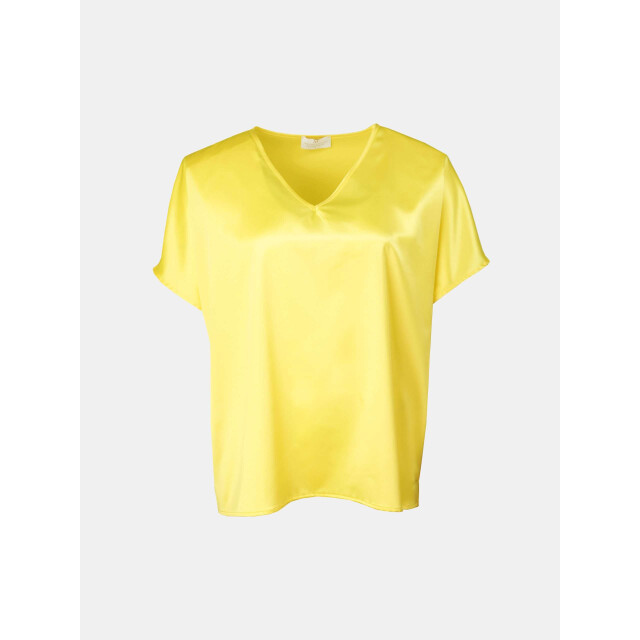 Mucho Gusto ® blouse milos geel elegantie MUCHO GUSTO® Blouse Milos Geel Elegantie large