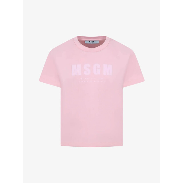 Msgm Meisjes t-shirt light interlock S5MSJUTH170-MS015 large