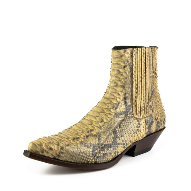 Mayura Boots Cowboy laarzen rock-2500-box negro/piton azul 2575-PYTHON CAMEL 1- Size 44 large