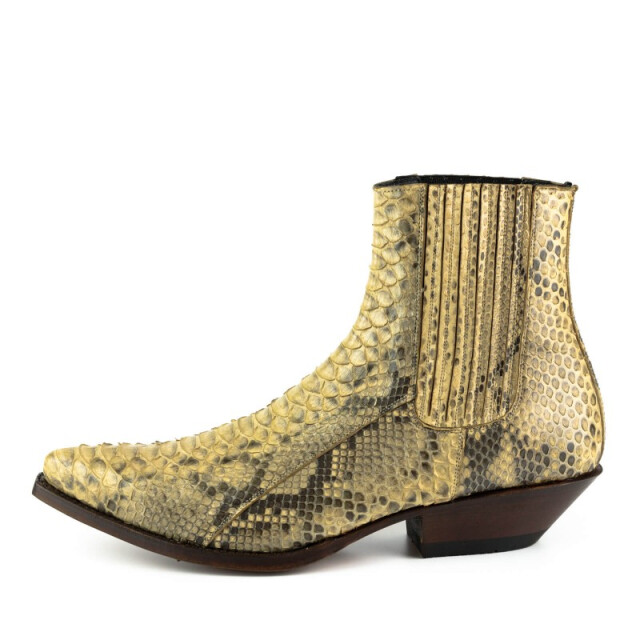 Mayura Boots Cowboy laarzen rock-2500-box negro/piton azul 2575-PYTHON CAMEL 1- Size 44 large