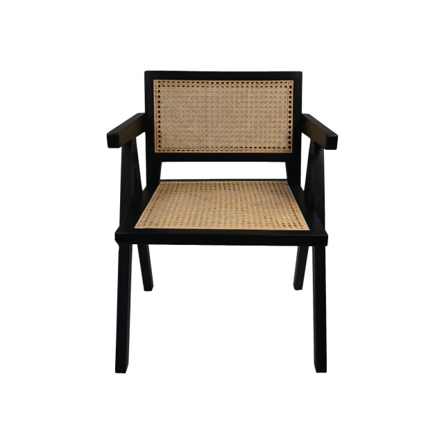 HSM Collection -fauteuil accent-58x60x79--mahonie/rotan 2922974 large