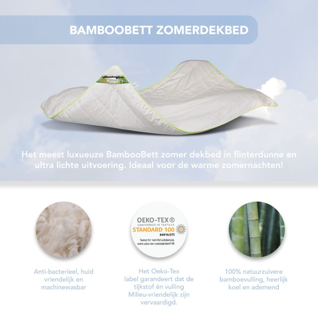 NachtrustOnline Bamboo bett 100% bamboe zomerdekbed heerlijk koel & fris bamboe dekbed - 3060020 large