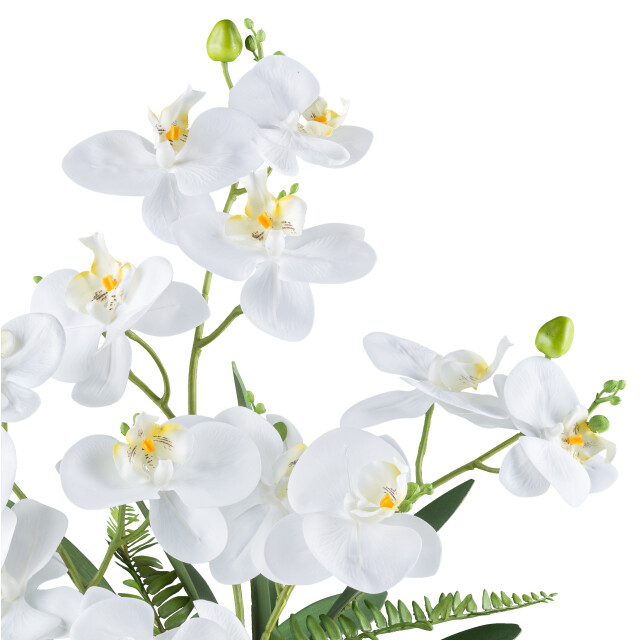 Kopu ® kunstbloem orchidee 55 cm 4 takken op schaal phalaenopsis 3060698 large