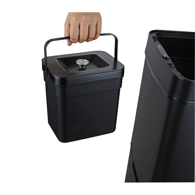 4cookz ® 5 liter gft aanrecht afvalbakje met deksel en hengsel 3047838 large
