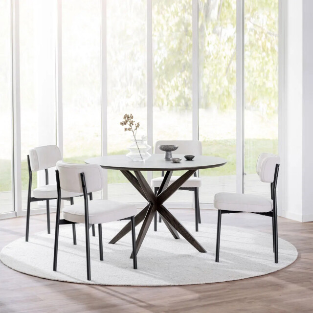 Rowico Home Auckland rond vloerkleed licht Ø 250 cm 2028772 large