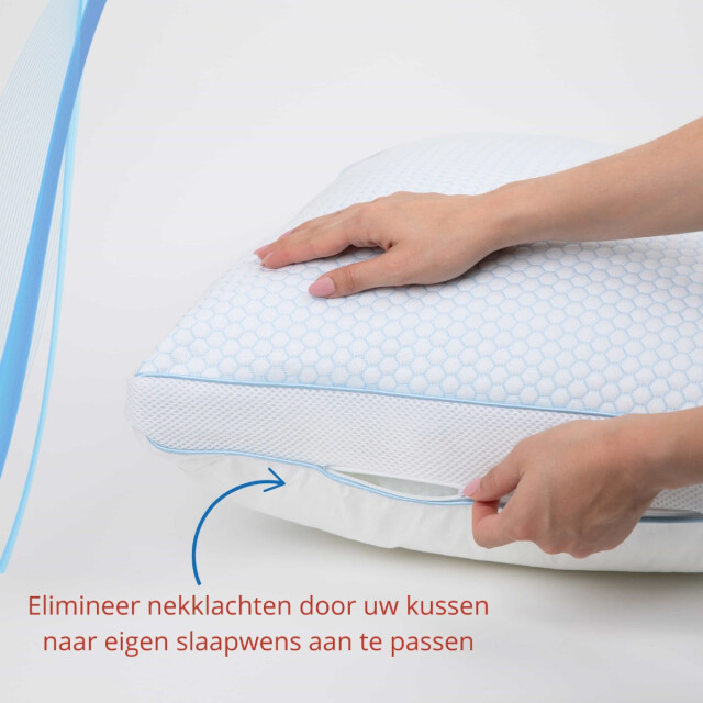 NachtrustOnline Medi dream cool max hoofdkussen 50 x 65 cm ondersteunend koele cool-tech max 3060086 large