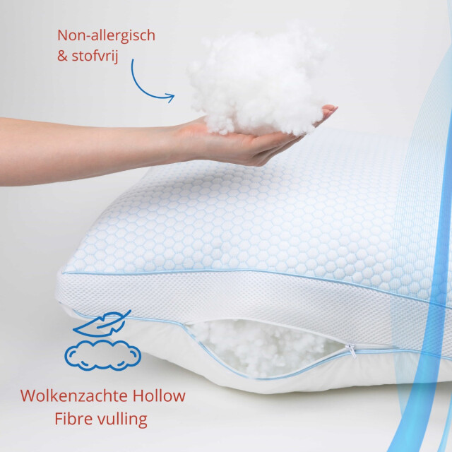 NachtrustOnline Medi dream cool max hoofdkussen 50 x 65 cm ondersteunend koele cool-tech max 3060086 large