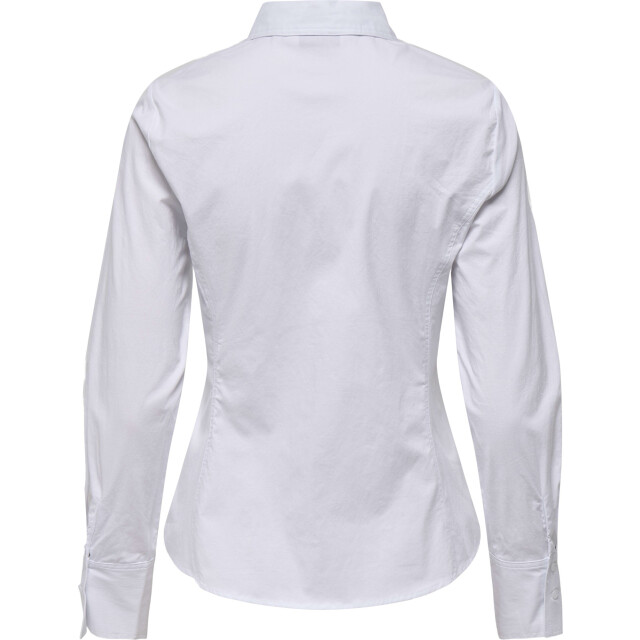 Only Onlmira life ls fitted shirt wvn bright white 15340048-190858 large