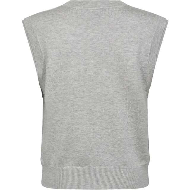 Copenhagen Muse Cmveran-waistcoat light grey mel 205684-1030 large