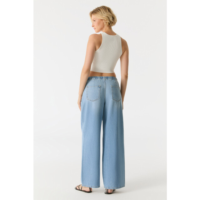 C.O.J. Denim Wide leg jogger light blue Ellen-102 large