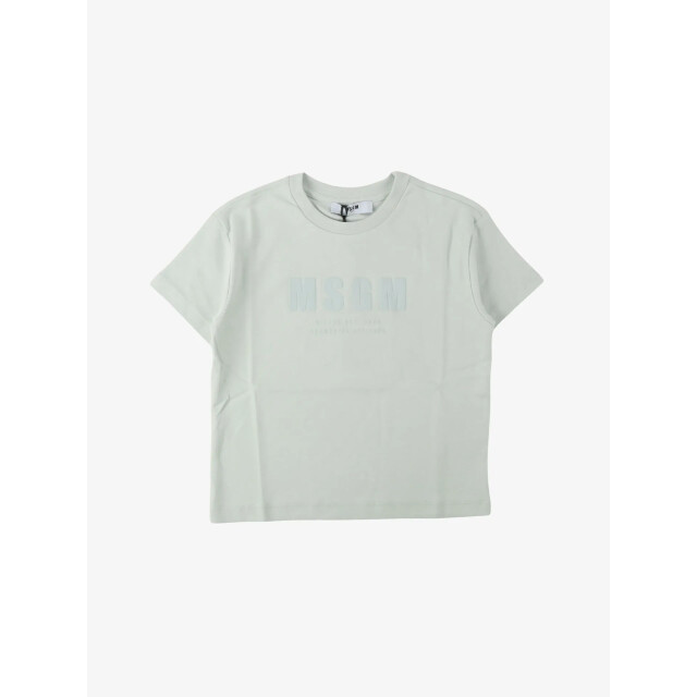 Msgm Jongens t-shirt light interlock t-shirt S5MSJUTH170-MS013 large
