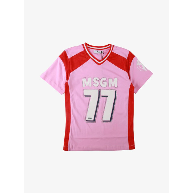Msgm Meisjes jurk jersey mesh S5MSJGDR263-MS003 large