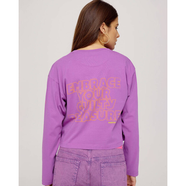 Harper & Yve Top lange mouw ss25y500 embrace Harper & Yve Top lange mouw SS25Y500 EMBRACE large