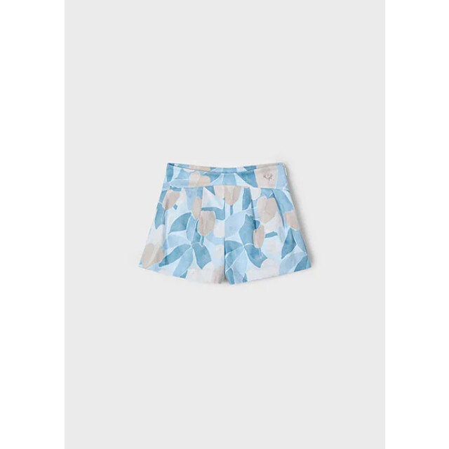 Mayoral Zomer skort print meisjes - 3905-22-blauw large