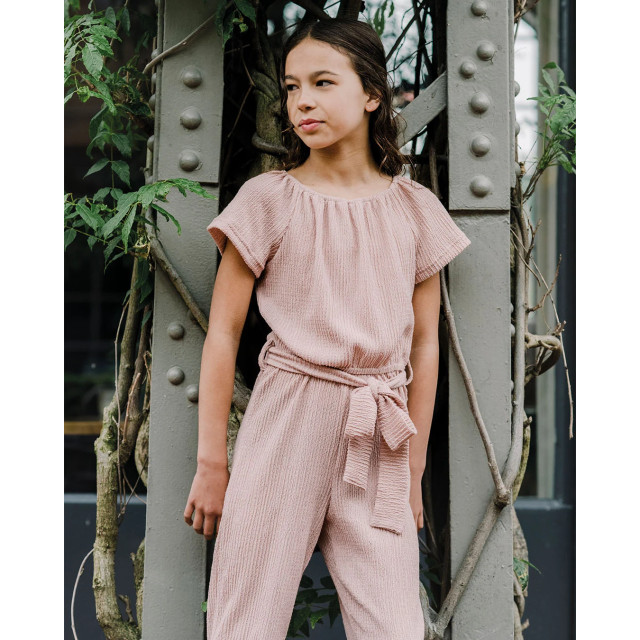 Kiestone Zomer jumpsuit meisjes zacht jacky KS9714-soft pink large