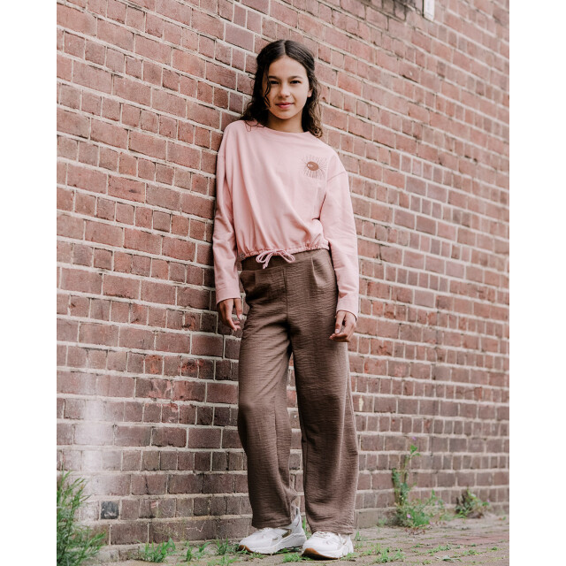 Kiestone Zomer sweater meisjes zacht sil KS9713-soft pink large