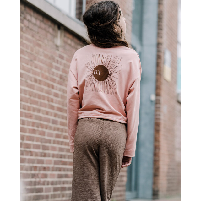 Kiestone Zomer sweater meisjes zacht sil KS9713-soft pink large