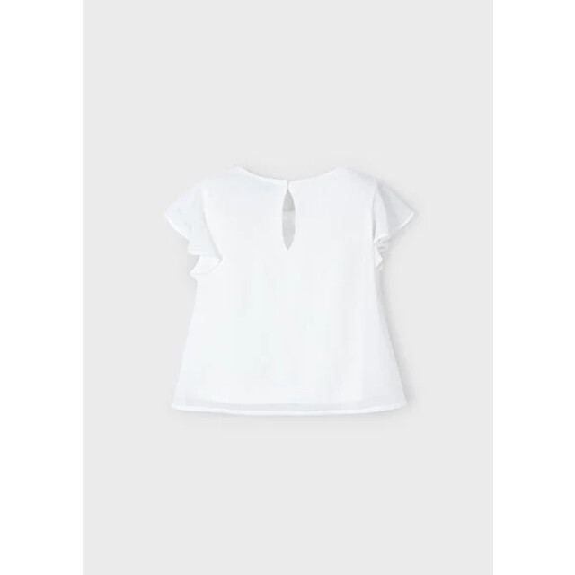 Mayoral Zomer blouse meisjes natural 3182-61-natural wit large