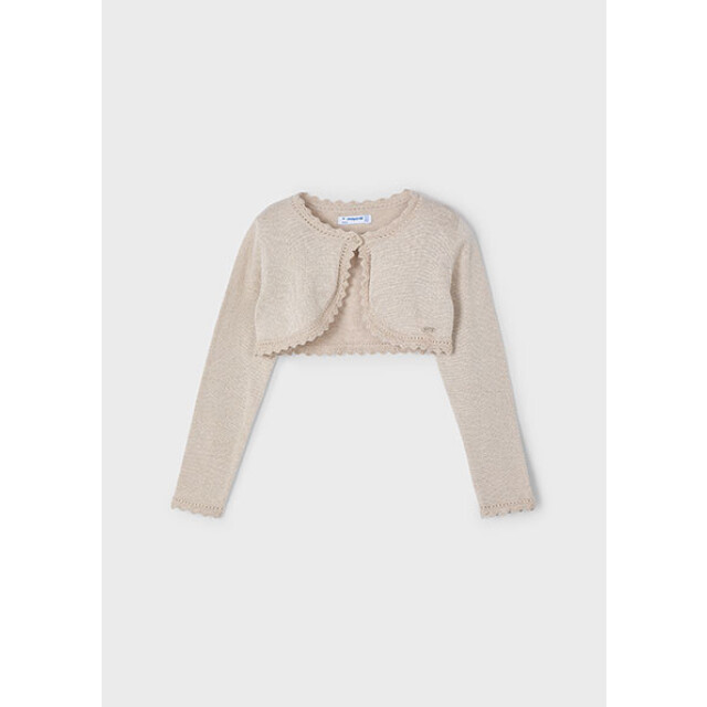 Mayoral Zomer bolero gebreid meisjes - 320-87-beige large