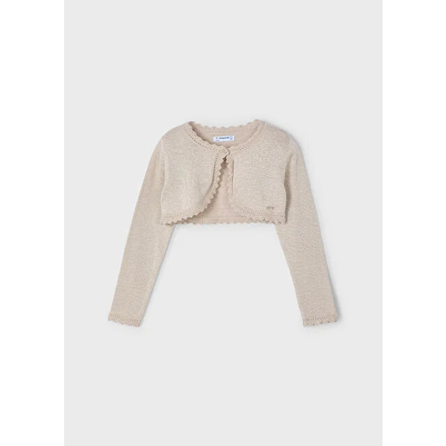 Mayoral Zomer bolero gebreid meisjes - 320-87-beige large