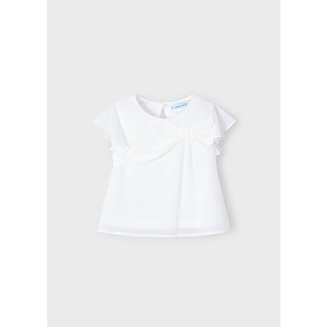 Mayoral Zomer blouse meisjes natural 3182-61-natural wit large