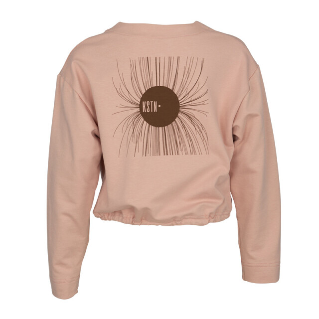 Kiestone Zomer sweater meisjes zacht sil KS9713-soft pink large