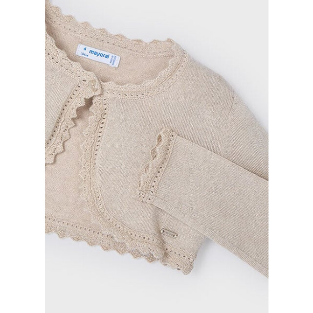 Mayoral Zomer bolero gebreid meisjes - 320-87-beige large