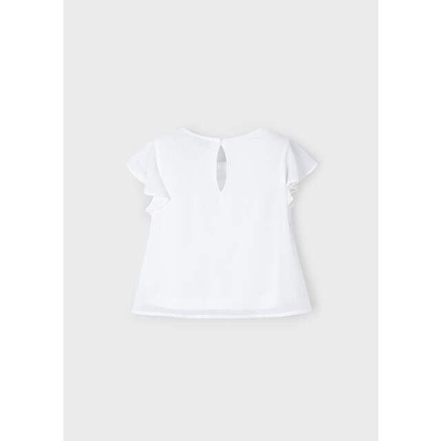 Mayoral Zomer blouse meisjes natural 3182-61-natural wit large