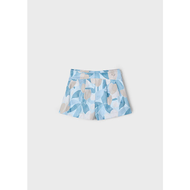 Mayoral Zomer skort print meisjes - 3905-22-blauw large
