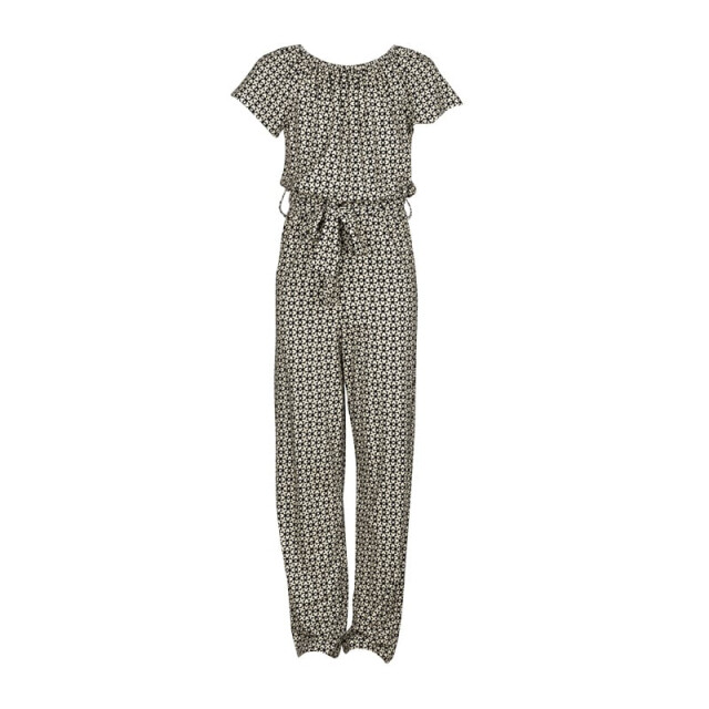 Kiestone Zomer jumpsuit meisjes grafic /wit jacky KS9777-grafic black&white large