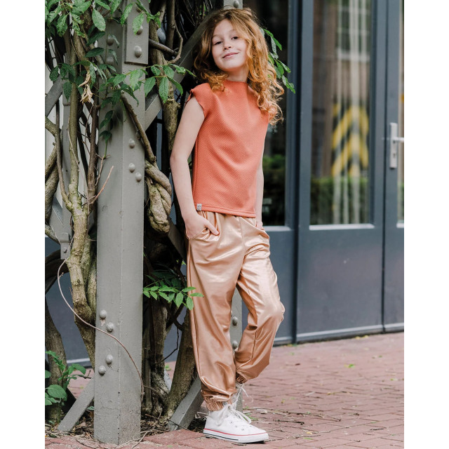 Kiestone Zomer broek meisjes shiny sammy KS9733-shiny peach large