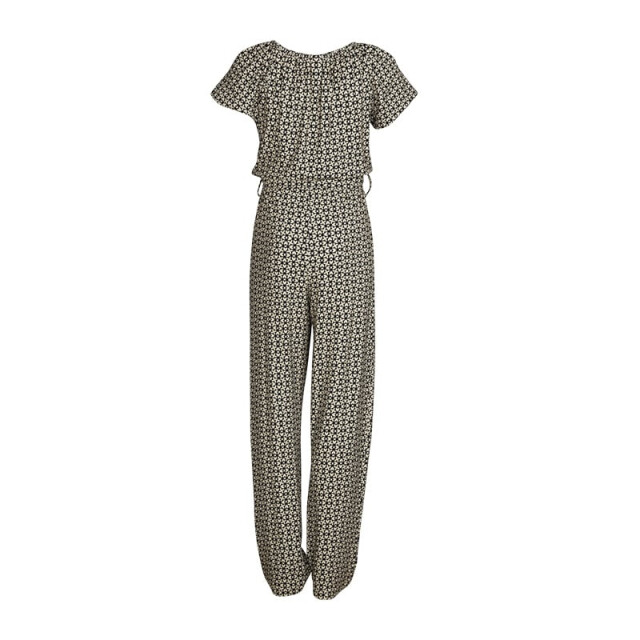 Kiestone Zomer jumpsuit meisjes grafic /wit jacky KS9777-grafic black&white large