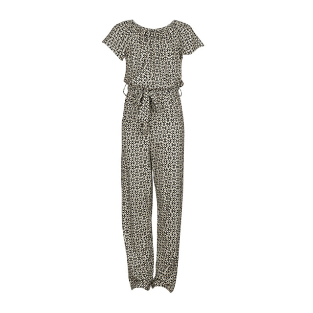 Kiestone Zomer jumpsuit meisjes grafic /wit jacky KS9777-grafic black&white large