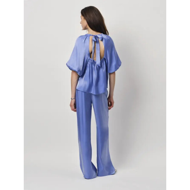 Dante 6 D6 simo shimmer back detail top D6 Simo Shimmer Back Detail Top/Cornflower Blue 4580 large