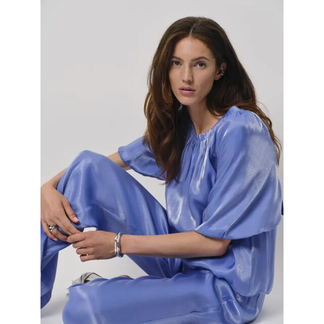 Dante 6 D6 simo shimmer back detail top D6 Simo Shimmer Back Detail Top/Cornflower Blue 4580 large