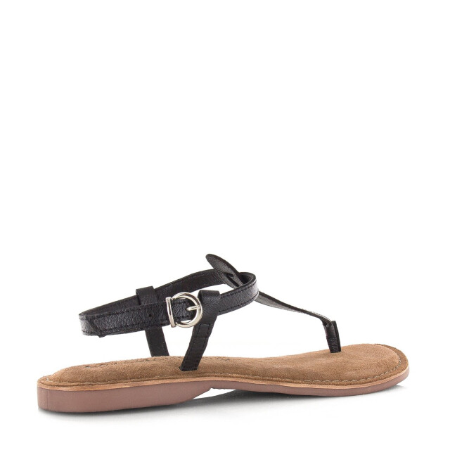 Lazamani T-strap leren teensandalen platte sandalen dames LA75618 large