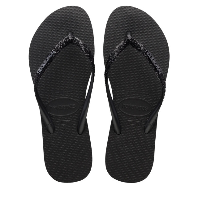Havaianas Slim glitter ii teenslippers dames 4146975 4057 BLACK/D large