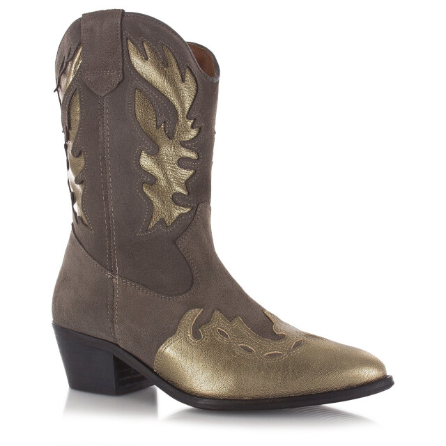 DWRS Label Dwrs bella elefante/smoke cowboy laarzen dames 28529-01 2763 large
