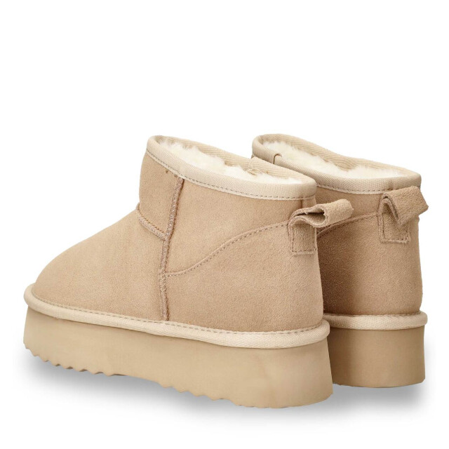Shoecolate platform Classic Boots Beige platform Classic large