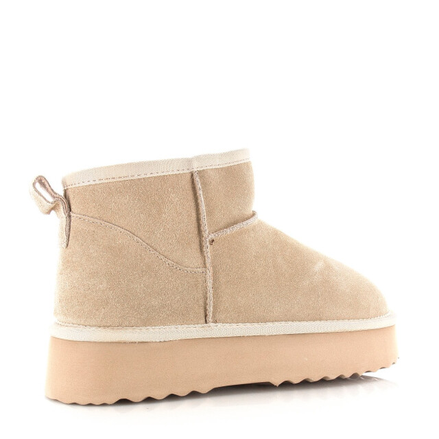 Shoecolate platform Classic Boots Beige platform Classic large