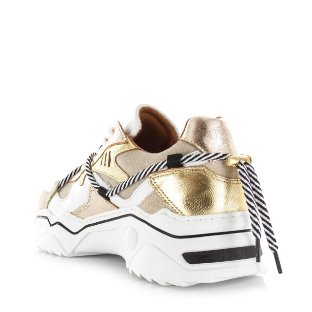 DWRS Label Dwrs jupiter denim sand champagne lage sneakers dames J5554C-73 8612 large