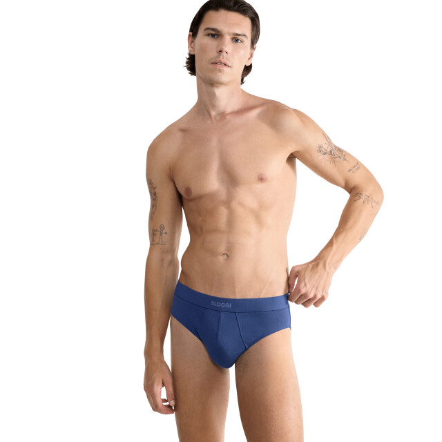 Sloggi Ever ease brief 2-pack indigo Sloggi Men Ever Ease Brief 2 pack 10222378 6312DeepCobalt large