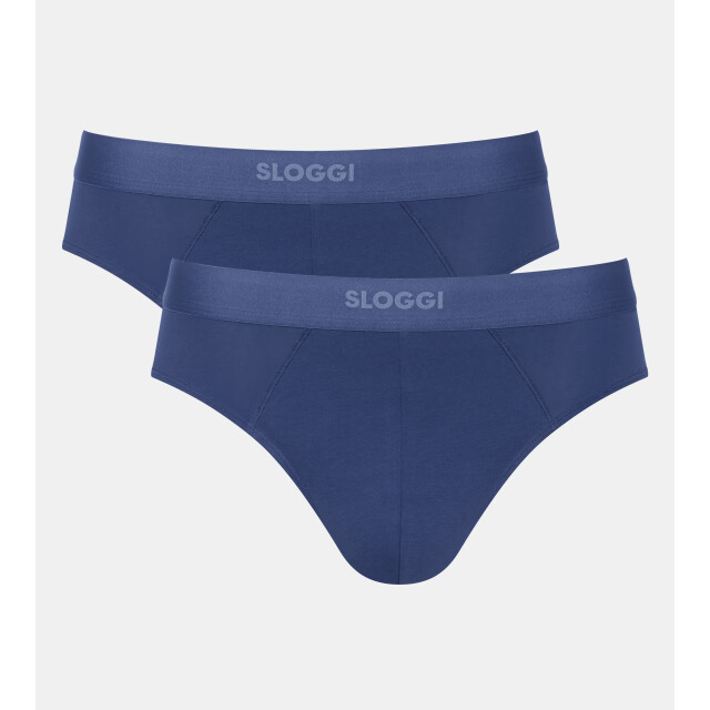 Sloggi Ever ease brief 2-pack indigo Sloggi Men Ever Ease Brief 2 pack 10222378 6312DeepCobalt large