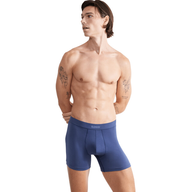 Sloggi Ever ease short 2-pack indigo Sloggi Men Ever Ease Short 2 pack 10222372 6312DeepCobalt large