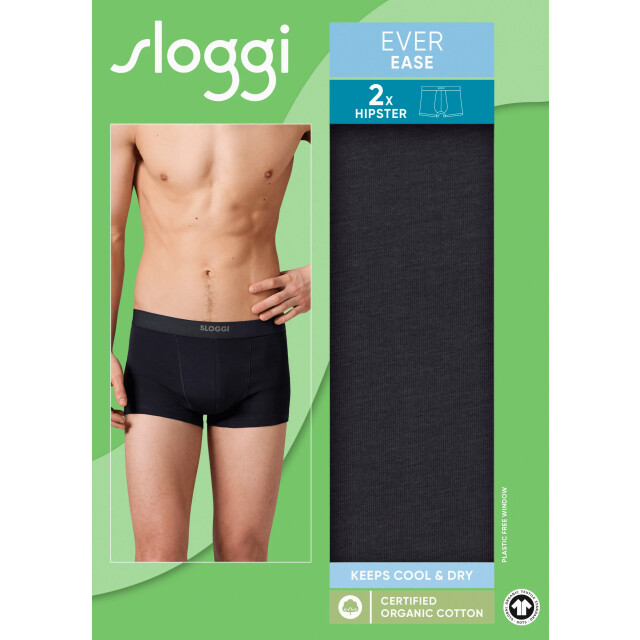 Sloggi Ever ease hipster 2-pack - Sloggi Men Ever Ease Hipster 2 pack 10222379 0004Black large
