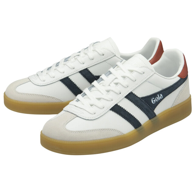 Gola Viper leather white/navy/rust cmb744 CMB744WU210 large