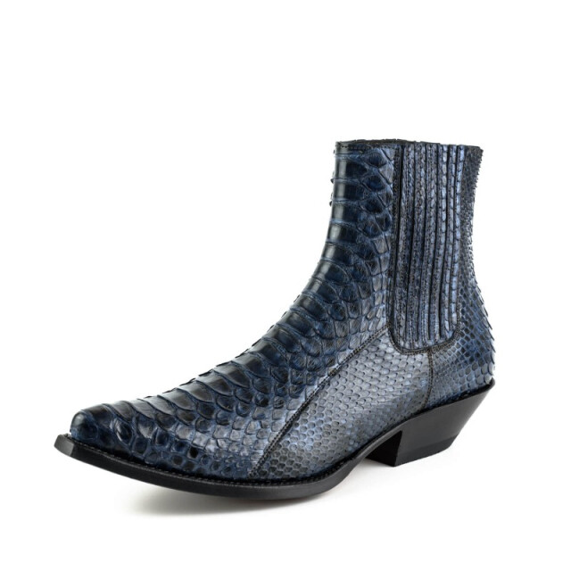 Mayura Boots Cowboy laarzen 2575- azul marino- size 2575-PYTHON AZUL MARINO- Size 41 large