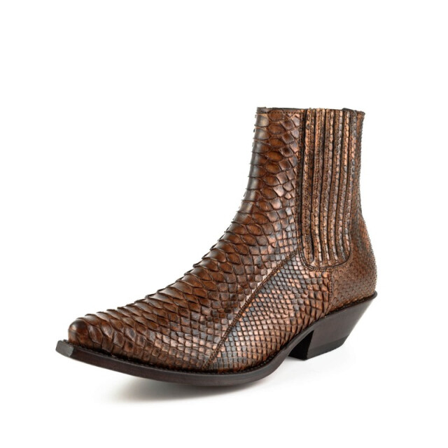 Mayura Boots Cowboy laarzen 2575- size 2575-PYTHON COGNAC- Size 41 large