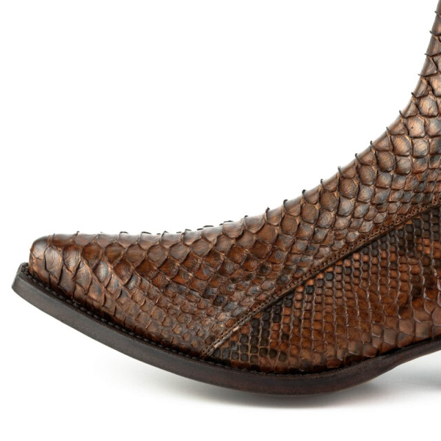 Mayura Boots Cowboy laarzen 2575- size 2575-PYTHON COGNAC- Size 41 large