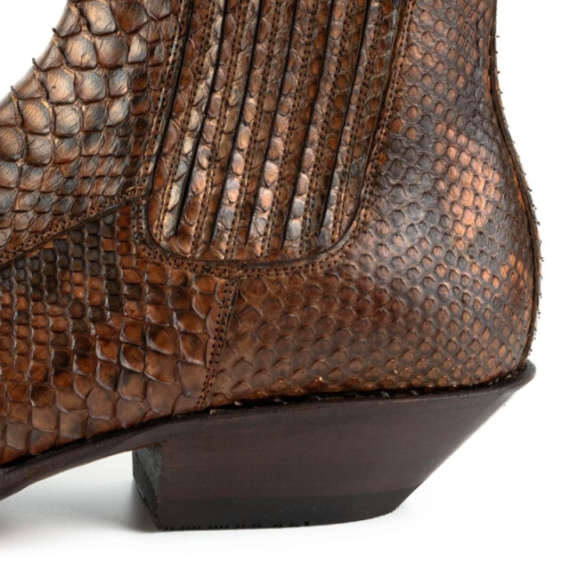 Mayura Boots Cowboy laarzen 2575- size 2575-PYTHON COGNAC- Size 41 large